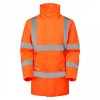 Leo Workwear Cheristow Class 3 Women's Orange Hi-Vis Anorak Leo Workwear Cheristow Class 3 Women's Orange Hi-Vis Anorak